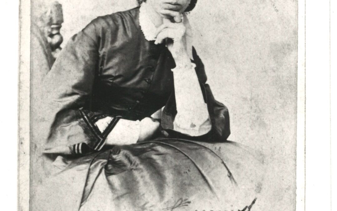 Maria Łuszczewska z d. Popławska ok. 1862 r.