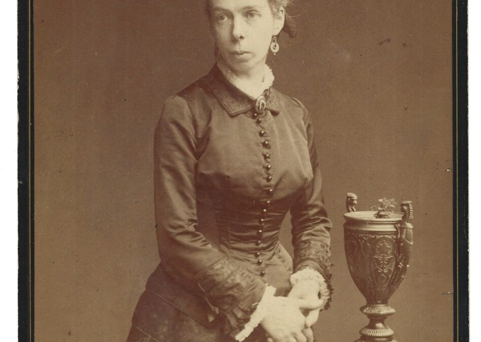 Maria Łuszczewska z d. Popławska ok. 1872 r.